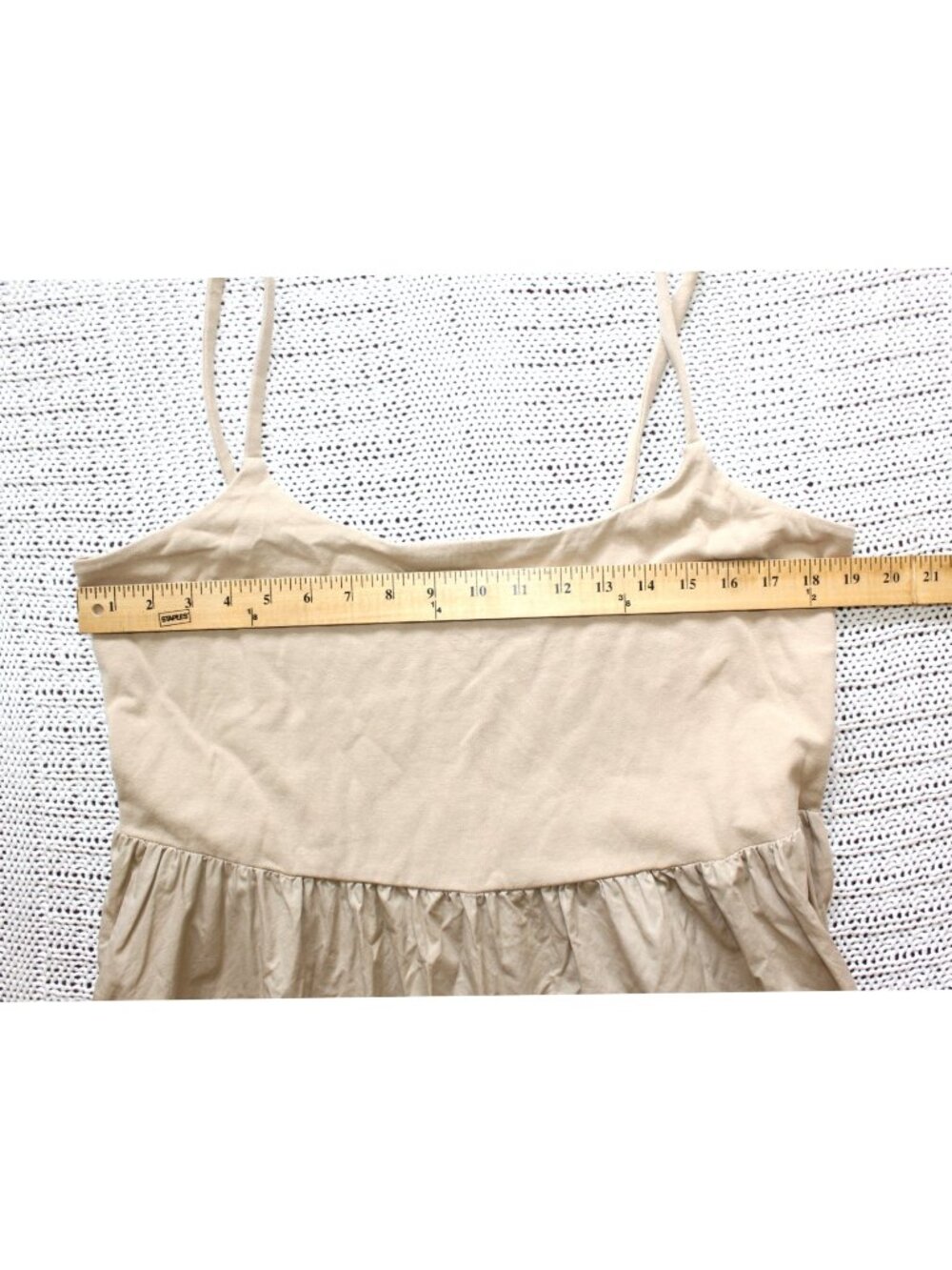 Old Navy Knit Tank Maxi dress XXL Dried Linen Cotton sleeveless summer Vacation - Picture 2 of 10